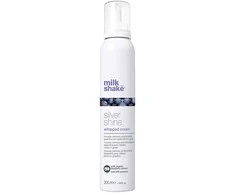 plaukų putos šviesiems ir žiliems plaukams Milk shake Sidabrinis Shine Whipped Creamy Conditioning Mousse 200ml