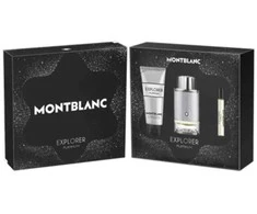 Mont Blanc Montblanc Explorer Platinum Eau De Perfume Purškiklis, 100 ml Set 3 Pieces