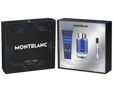 Mont Blanc Montblanc Explorer Ultra Mėlyna kvepalų purškiklis 100 ml, 3 dalių rinkinys