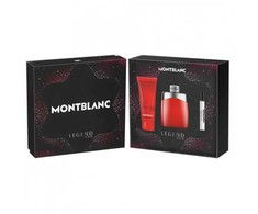 Mont Blanc Set Montblanc Legend Raudona EDP 100ml Gel Mini@
