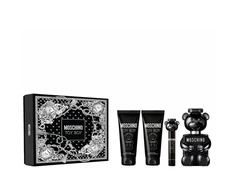 Kvepalų rinkinys vyrams Moschino Toy Boy (EDP, 100 ml + dušo želė, 100 ml + balzamas po skutimosi, 100 ml + EDP, 10 ml)