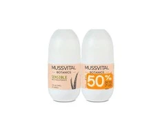Mussvital Botanics Dezodorantas Sensitive 75ml rinkinys 2 vienetai