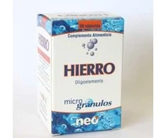 Neo Mikrogranulės Geležies 50 kapsulių