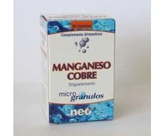 Neo Mikrogranulės Mangano Varis 50 Kapsulių
