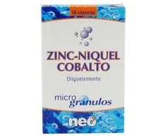"Neo Microgranules" cinko nikelio kobalto 50 kapsulių