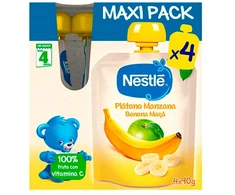 "Nestlé" bananų ir obuolių tyrelės 4x90g