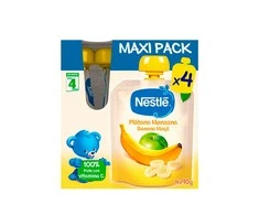 "Nestlé" bananų ir obuolių tyrelės 4x90g