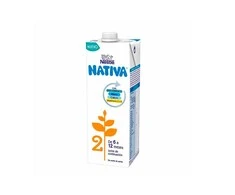 Nestle Nativa 2 pienas, skirtas patenkinti kūdikių nuo 6 iki 12 mėnesių mitybos poreikius 1 litras