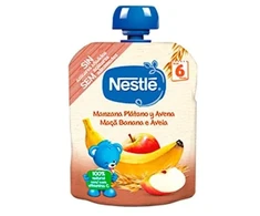 Nestle Naturnes obuolių bananų avižiniai dribsniai 90g