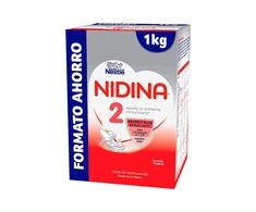 Nestlé Nidina 2 tęstinio maitinimo pienas vaikams 1000g