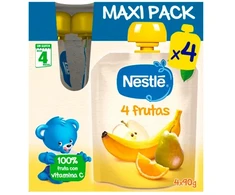 "Nestle" 4 vaisių tyrelės 4x90g "Maxi Pack"