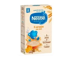 Nestlé Papilla 8 dribsniai su medumi ir bifido bakterijom 600g