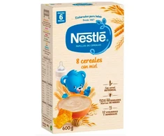 Nestlé Papilla 8 dribsniai su medumi ir bifido bakterijom 600g