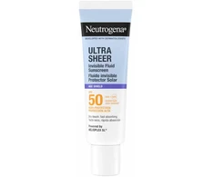 Neutrogena Ultra Sheer Invisible Fluid Sunscreen Age Shield Spf50, 50 ml