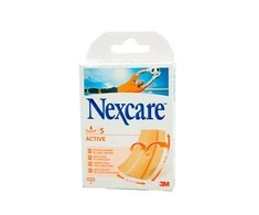 "Nexcare Active Strips" 5 juostelės 10x6cm