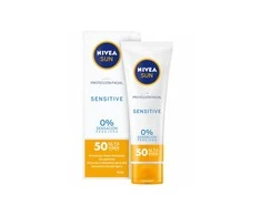 "Nivea Sun Facial Sensitive Spf50" Kremas nuo saulės veidui 50ml