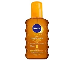 "Nivea" purškiamas aliejus nuo saulės Spf 6 200ml
