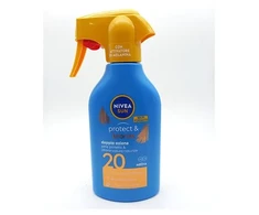 Nivea Sun Protege y Broncea Leche Solar Pistola Spf20, 270 ml