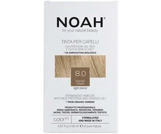 Noah Permanent Hair Dye 8.0 Light Blond Ilgalaikiai plaukų dažai, 140 ml