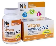 Ns Vitans Vitality A-Z 100 Tablets