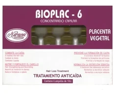 "Nurana Bioplac-6" plaukų slinkimą stabdanti priemonė ampulės 6x10ml