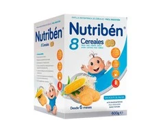 "Nutribén 8 Cereals Maria Krekeriai" 600g