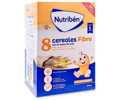 Nutribén 8 grūdai su medumi ir skaidulom 600g