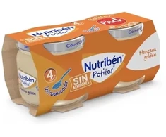 Nutriben Golden Apple Potito tyrelė su obuoliais 2 x 120g