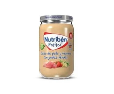 Nutribén Potito Vištiena, jautiena ir šparaginės pupelės 235g