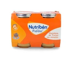 Nutribén Potito Makedonija Vaisiai ir grūdai 2x190g