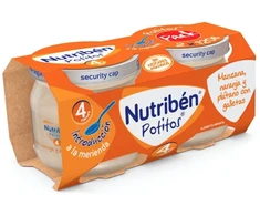 Nutribén Potitos Pear and Banana 2 Packs 120 g