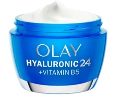 "Olay Hyaluronic24" vitamino B5 dieninis kreminis gelis 50ml
