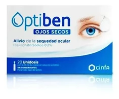 Optiben Ojos Secos 20 Unidades