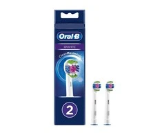 "Oral-B 3D Baltas" šepetėlių galvutės 2 vnt