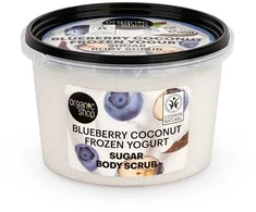Organic Shop Blueberry Coconut Frozen Yogurt Exfoliante Corporal Azucar, 250 ml