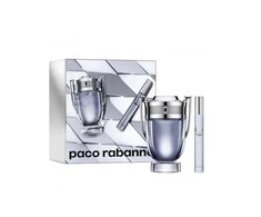Paco Rabanne Invictus tualetinis vanduo su purškikliu 100 ml 2 dalių rinkinys