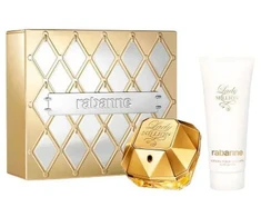 Paco Rabanne Lady Million Eau De Parfum, 80 ml Sensual Loción Corporal, 100 ml Eau De Parfum, 5 ml