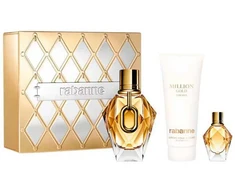 Paco Rabanne Million Gold For Her Papildomas EDP, 90 ml; Kūno losjonas, 100 ml; Parfuminis vanduo, 10 ml