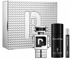 Paco Rabanne Phantom Eau De Toilette Purškiklis 100ml Set 3 Pieces