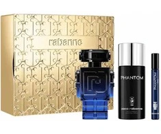 Paco Rabanne Phantom Intense Eau De Perfume Purškiklis, 100 ml rinkinys 3 vnt.