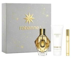 Paco Rabanne Rabanne Million Gold For Her Parfum Purškiklis, 90 ml rinkinys 3 vnt.
