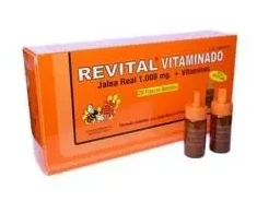 Pharma Otc Revital Vitaminado Jalea Real 1000mg Hierro Vitaminas 20 Viales