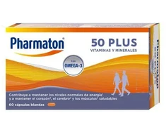 Pharmaton® Maisto papildas 50 Plus 60 kapsulių