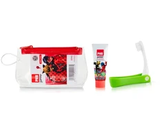 "Phb Junior" kelioninis dantų šepetėlis + dantų pasta su geliu 15ml