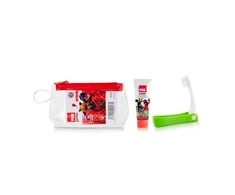 "Phb Junior" kelioninis dantų šepetėlis + dantų pasta su geliu 15ml