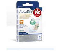Pic Solution Pic Aquabloc Atsparus vandeniui Plasters Medium pleistrai 20 vnt