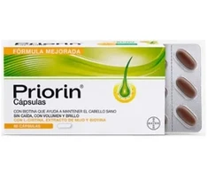 Priorin maisto papildai kapsulės nuo plaukų slinkimo, 60 vnt