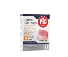 Apsauginiai formuojami silikoniniai ausų kištukai, 6 vnt Pic Solution