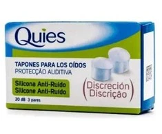 Quies Anti-noise Silicone Plugs 6 Units