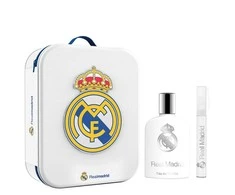 EP Line Real Madrid rinkinys vyrams (EDT, 100 ml + EDT mini 10 ml + metalinė kosmetinė)
